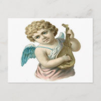 Cru, peu d'ange jouant la guitare