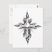 Carte Postale Crucifix du crâne (Devant / Derrière)
