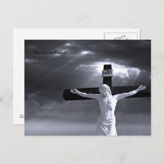 Carte postale Crucifixion (Devant / Derrière)