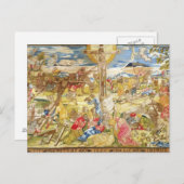 Carte Postale Crucifixion, 1609 (broderie) (Devant / Derrière)
