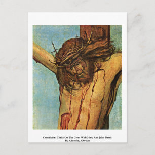 Carte Postale Crucifixion : Christ sur la croix