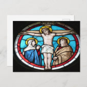 Carte Postale Crucifixion de Jésus (Devant / Derrière)