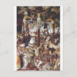 Carte Postale Crucifixion de Jésus par Gaudenzio Ferrari