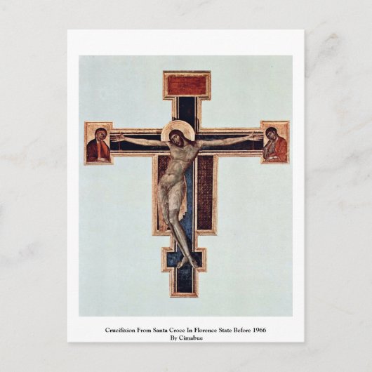 Carte Postale Crucifixion De Père Noël Croce Dans L'État De Flor (Devant)