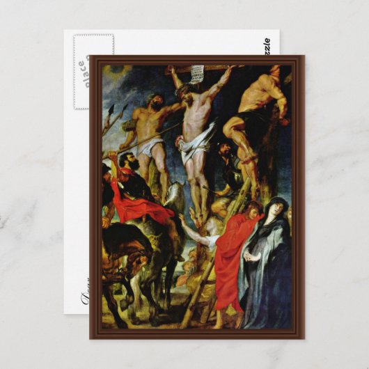 Carte Postale Crucifixion De Rubens Peter Paul (Meilleure Qualit (Devant / Derrière)