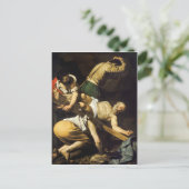 Carte Postale Crucifixion de Saint Pierre - Caravaggio (Debout devant)