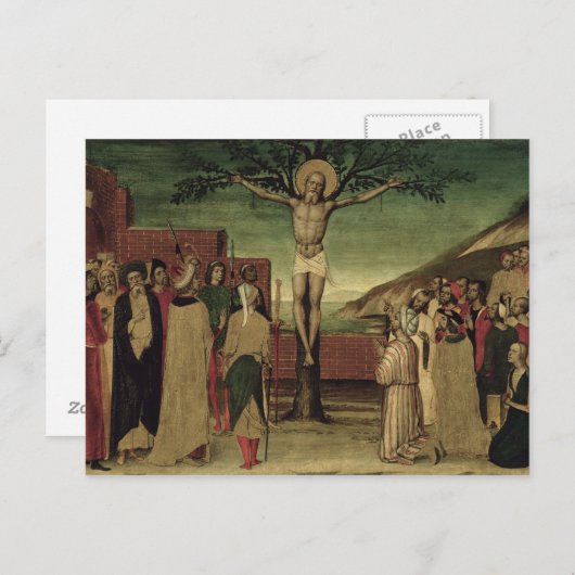 Carte Postale Crucifixion de St. Andrew (Devant / Derrière)