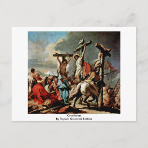 Carte Postale Crucifixion De Tiepolo Giovanni Battista