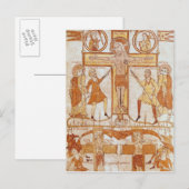 Carte Postale Crucifixion & Division des vêtements de (Devant / Derrière)