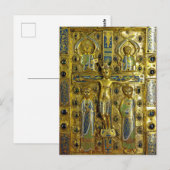 Carte Postale Crucifixion du Christ, Limoges, 13ème siècle (Devant / Derrière)