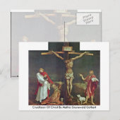 Carte Postale Crucifixion Du Christ Par Mathis Grunewald Gothart (Devant / Derrière)