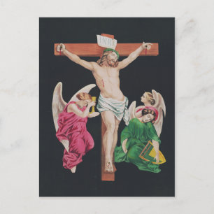 Carte Postale Crucifixion médiévale de Jésus-Christ