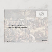 Carte Postale Crucifixion Par Jacopo Tintoretto (Dos)