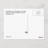 Carte postale Crucifixion (Verre Trait) (Dos)