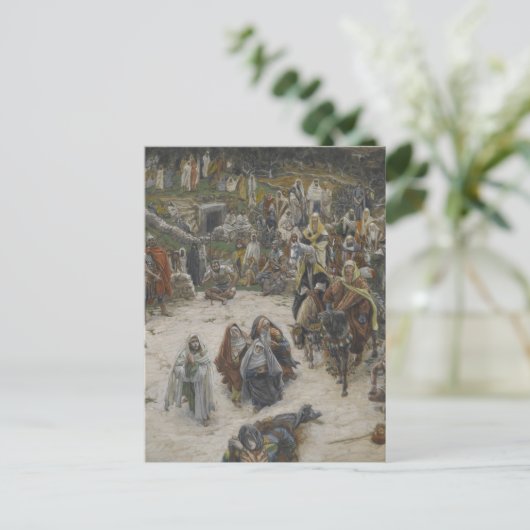 Carte Postale crucifixion vue de la croix James Tissot (Debout devant)