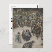 Carte Postale crucifixion vue de la croix James Tissot (Devant / Derrière)