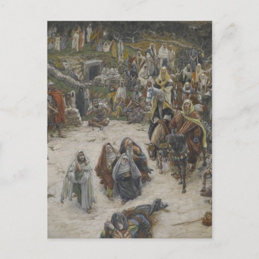 Carte Postale crucifixion vue de la croix James Tissot (Devant)