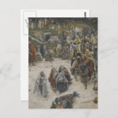 Carte Postale crucifixion vue de la croix James Tissot (Devant / Derrière)