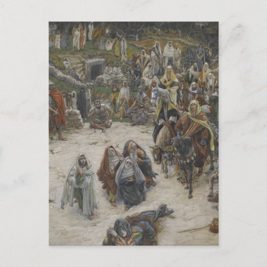 Carte Postale crucifixion vue de la croix James Tissot (Devant)
