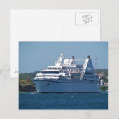 Carte Postale Cruise ship Leaving Mahon (Devant / Derrière)