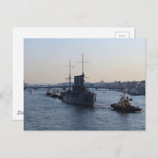 Carte Postale Cruiser Aurora (Devant / Derrière)