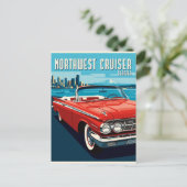 Carte Postale Cruiser routier classique de Seattle (Debout devant)