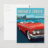 Carte Postale Cruiser routier classique de Seattle (Devant / Derrière)