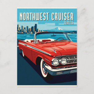 Carte Postale Cruiser routier classique de Seattle