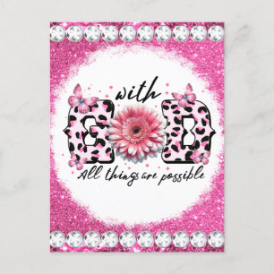 Carte Postale Crush cancer du sein de la conscience mois surviva