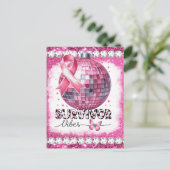 Carte Postale Crush cancer du sein de la conscience mois surviva (Debout devant)