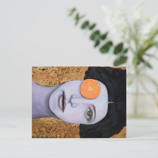 Carte Postale Crush orange (Debout devant)