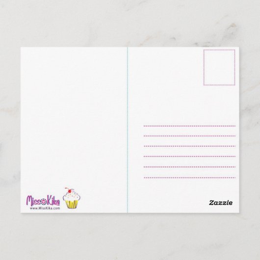 Carte postale Crybaby (Dos)