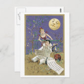 Carte Postale Crying Moon Poem Victorian (Devant / Derrière)