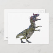 Carte Postale Cryolophosaurus dans le profil latéral (Devant / Derrière)