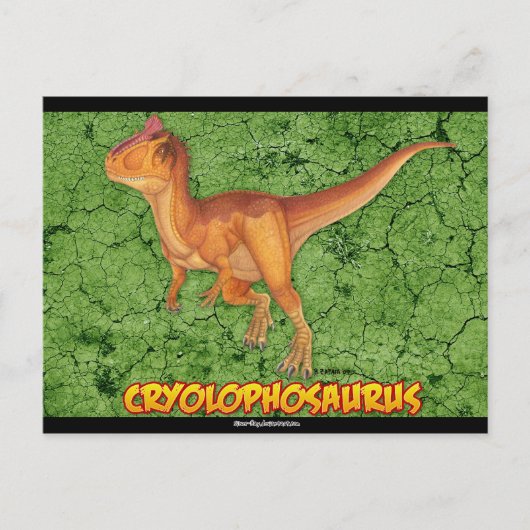 Carte Postale Cryolophosaurus postcard set (Devant)