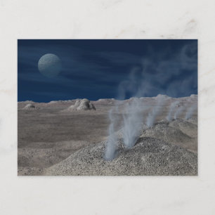 Carte Postale Cryovolcanism on Pluto