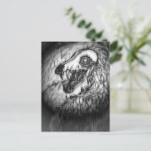 Carte Postale Cryptid : Croquis de Wasset de neige (Debout devant)