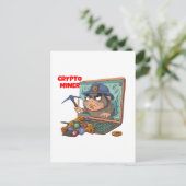 Carte Postale Crypto Miner (Debout devant)