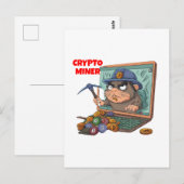 Carte Postale Crypto Miner (Devant / Derrière)