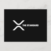 Carte Postale Cryptomonnaie de mème XRP Crypto Le devis standard (Devant)