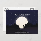 Carte postale Cryptozoologie (Devant / Derrière)