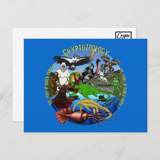 Carte Postale Cryptozoologie (Devant / Derrière)