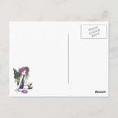 Carte postale "Crystal" Candy Rainbow Butterfly Fa (Dos)