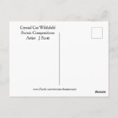Carte Postale Crystal Cat (Dos)