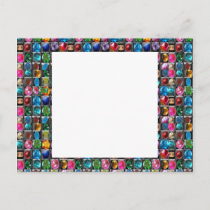 Carte Postale CRYSTAL GEM PEARL FRAME BLANKS : do-it-yourself 20