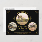 Carte Postale Crystal Palace Antediluviens (Devant / Derrière)