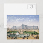 Carte Postale Crystal Palace, Sydenham, c.1862 (litho couleur) (Devant / Derrière)