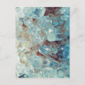 Carte Postale Crystal Quartz bleu paradisiaque (Devant)