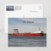 Carte postale CSL Welland (Devant / Derrière)