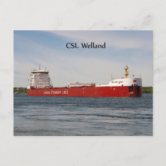 Carte postale CSL Welland (Devant)